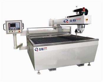 數控(kòng)水刀切(qiē)割機