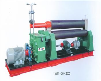 内(nèi)蒙W11系列對(dui)稱式三輥(gǔn)卷闆機